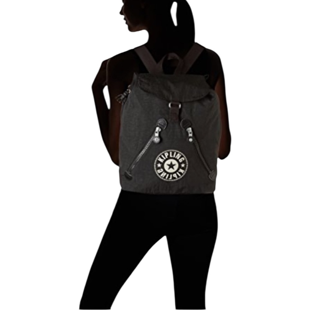 NWT KIPLING Navy Fundamental Backpack - Size Medium - SOLD OUT ONLINE - Picture 12 of 16